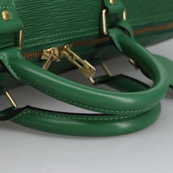 LOUIS VUITTON Epi Keepall 50 Boston Bag Green M42964 LV Auth 95933 - Picture 7 of 16